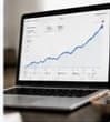 Search and marketing analytics on a laptop